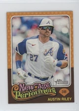 2024 Topps Heritage Mini New Age Performers Austin Riley #NAP-18