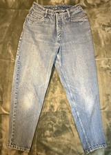 Vintage Lands End Direct Merchants Women  s Size 10 Denim Hi Waist Mom Jeans USA