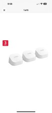 eero 6+ TrueMesh Wi-Fi 6 Dual-Band System - White, Pack of 3