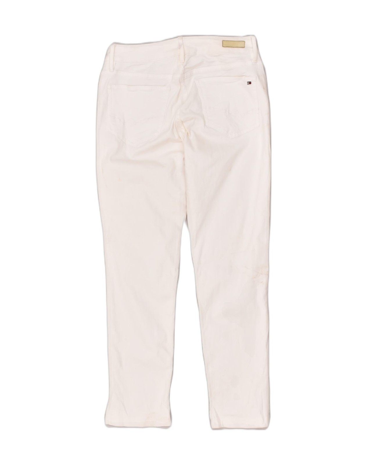 TOMMY HILFIGER Womens Milan Slim Jeans W28 L26  White Cotton AA24 thumbnail 2