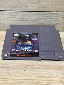 RoboCop 2 Nintendo NES Cartridge & Cover - Tested Authentic 1991