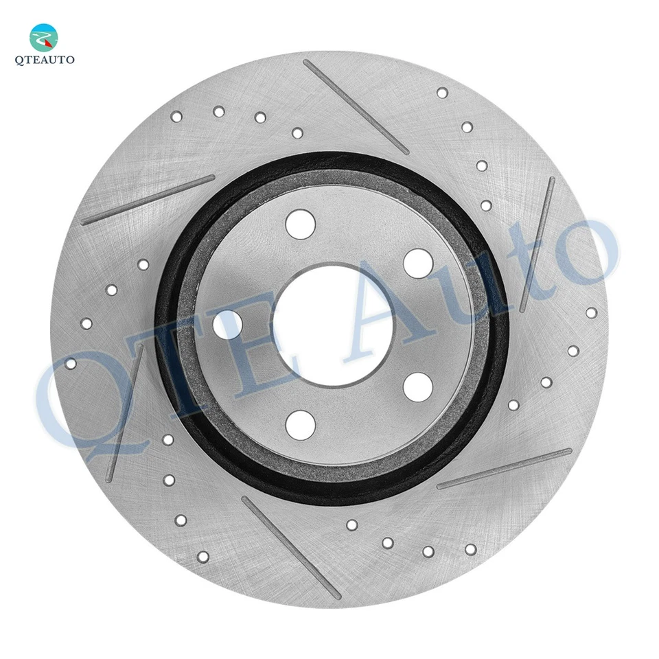 4 rotores de freno ranurados perforados delanteros 350 mm-traseros 330 mm para Dodge Durango 2011-2020 Foto 4 de 4