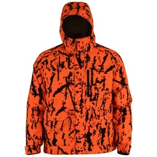 Gamehide Men's Insulated Burr Resistant Blaze Orange Camo Deerhunter Parka