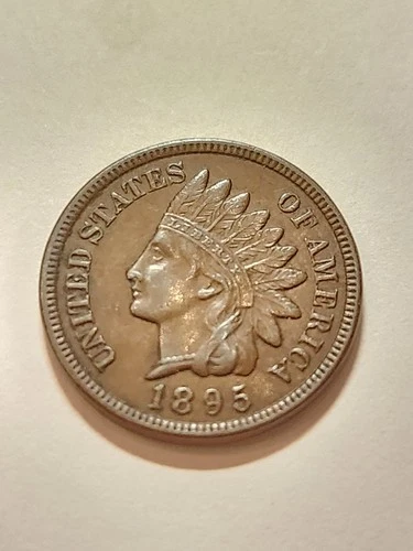 1895 UNC+++ Indian Head Cent Tough Date To Find Rare