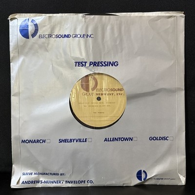 DBX TEST PRESSING AR-8038-A1-DBX - ELECTROSOUND GROUP, MIDWEST, INC RECORD 1980