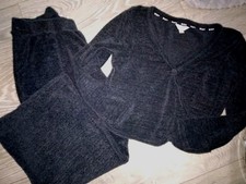 M&S Wrap Top Black/ Grey