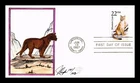 US COVER MOUNTAIN LION WILDLIFE CAPEX FIRST DAY ISSUE PUGH HAND PAINTED