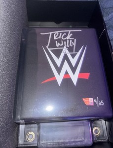 Fanatics Authentic Trick Williams /25 Signed WWE Turnbuckle Pad Under Wraps 