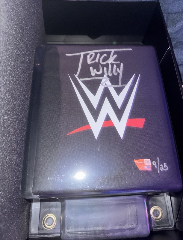 Fanatics Authentic Trick Williams /25 Signed WWE Turnbuckle Pad Under Wraps 