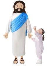 Yelakey Giant Jesus Plush 6 Ft Jesus Stuffed Doll Plushie Toy Christian Pillo