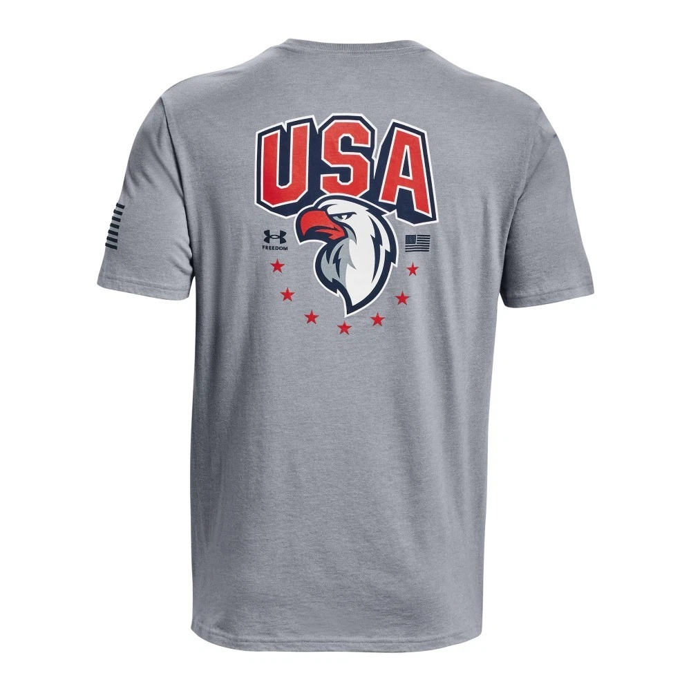 Under Armour 1379220 Men's UA Freedom USA Eagle T-Shirt Short Sleeve Tee
Opens in a new window or ta