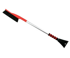 Auto Drive 35 inch Winter Driving Snow Brush with Scraper, Red