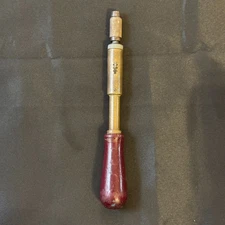 Vintage Yankee North Bros MFG Co Spiral Ratchet Bit Made In USA (Tested)