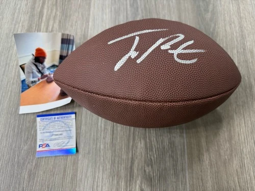 Pittsburgh Steelers Joey Porter Jr Autographed Football NFL w COA