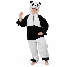 Costume Carnevale Bambino Da Panda Di Animale Vestito Travestimento Per Bimbo
