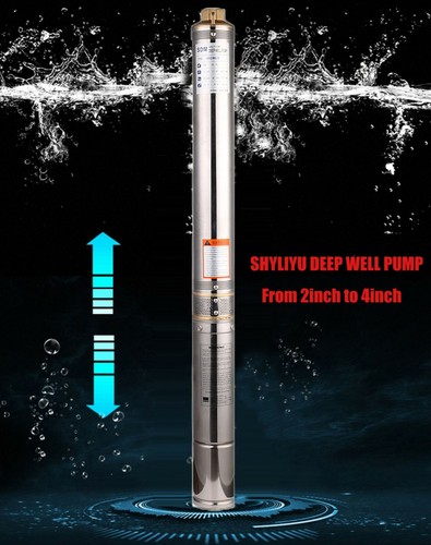 Tubo OD 3" 1" uscita 0,37W 0,5HP pompa a vite in acciaio inox pompa per pozzi profondi - Foto 5 di 11