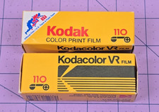 2- Kodak 110 Kodacolor VR 200 Film CL 110-24 EXPIRED 1985 Sealed Never Opened