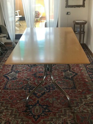 Tavolo Vico Magistretti tipo Shine 220x100 altezza 73 Ciliegio  naturale