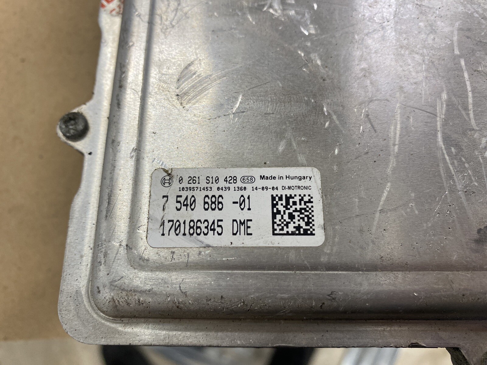 BMW Engine Control Unit Ecu N55 7540686-01 170186345 0261S10428 