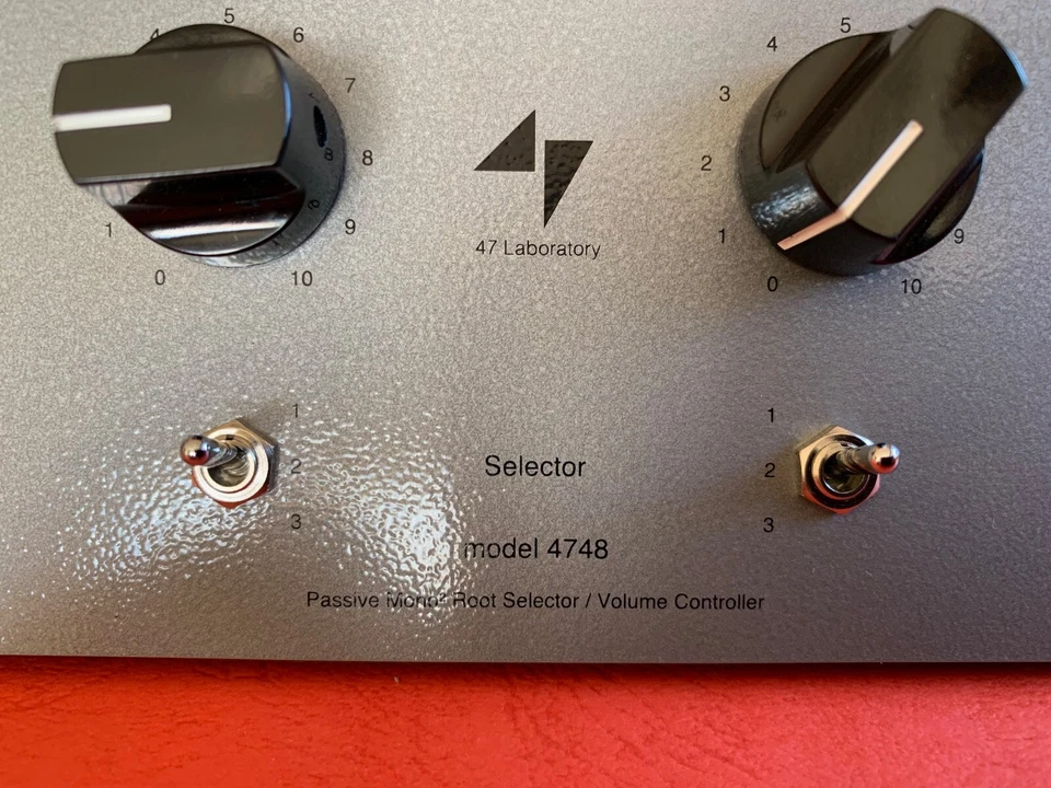 47 Laboratory 4748 Input Selector Controller NEW JAPAN preamplifier attenuator - Image 4 of 4