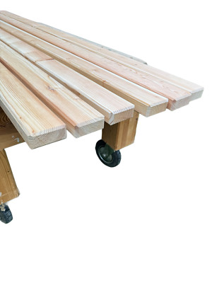 Banklatten aus Douglasie oder Lärche Holzlatten für Bank 180 cm - 200 cm länge