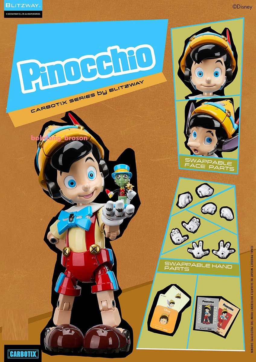 BLITZWAY Pinocchio Carbotix Series Action Figure H20CM PVC ABS | eBay