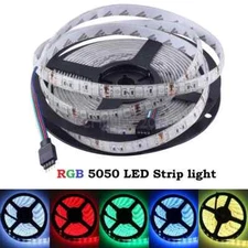 Bright 5050 RGB Waterproof SMD 300 LED Flexible Strip light 12V 5M 16.4ft