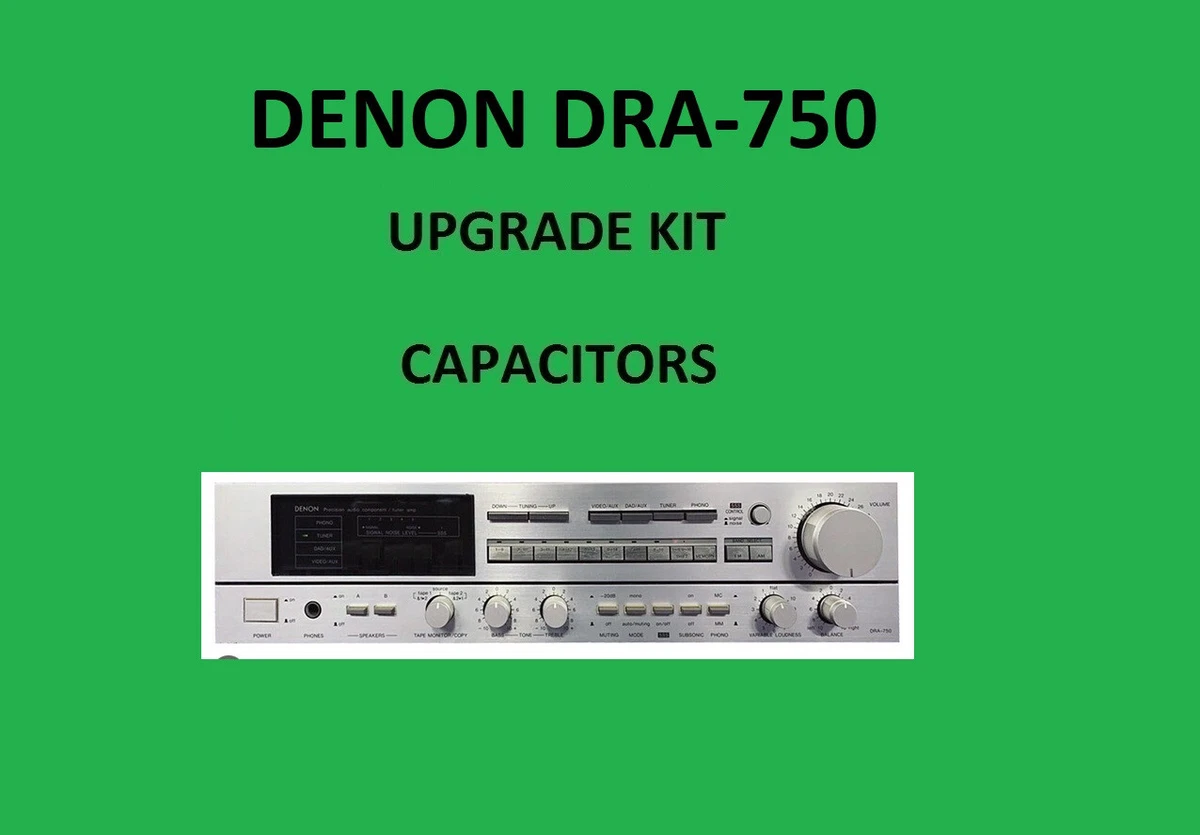 Stereo Receiver DENON DRA-750 Reparatursatz - alle Kondensatoren