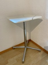 Upcycling Marmor Beistelltisch weiß glänzend modern Tisch Sideboard Unikat TOP!