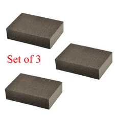 3PCS Drywall Sanding Sponge Blocks Kit Washable and Reusable Multi Purpose Use