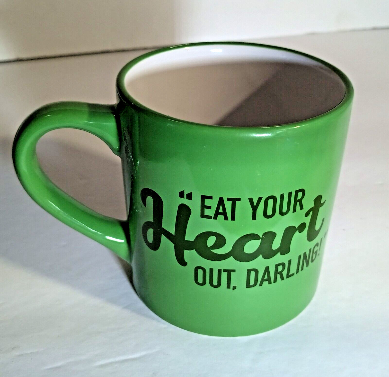 Coffee Mug, &ldquo;eat Your Heart Out, Darling&rdquo;, 4&rdquo; H X 3.75