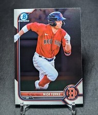 Nick Yorke 2022 Bowman Chrome Prospect Rookie Card #BCP-192 Boston Red Sox