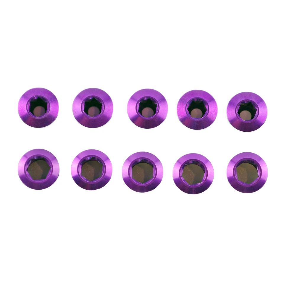 Pernos de plato OMNI Racer WORLDS LIGHTEST para Dura Ace Ultegra Sram BMX PÚRPURA Foto 2 de 4