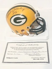 Sale HERB ADDERLEY Signed GREEN BAY PACKERS Mini Helmet 7x All-Pro 3x SB Dec COA