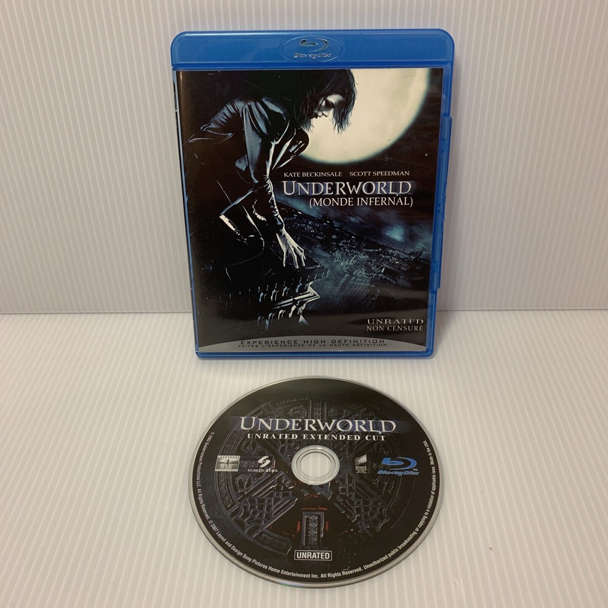 Underworld (Monde Infernal) - Unrated (Blu-ray, 2007, Canadian
