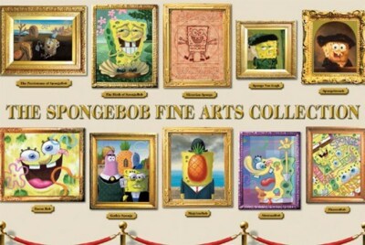 SPONGEBOB POSTER Fine Arts Collection RARE HOT NEW 1218 - PRINT IMAGE ...