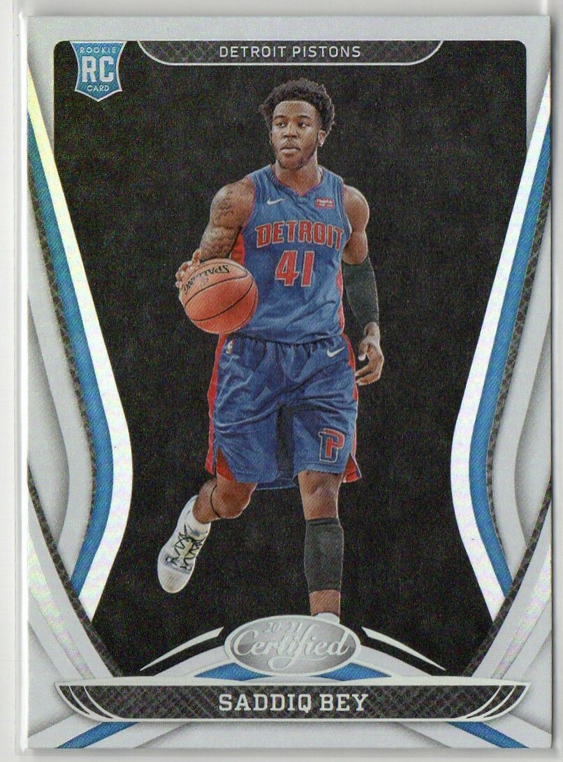 Saddiq Bey 2020-21 Certified Base Rookie Card #182