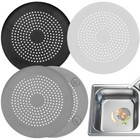 3pcs Drain Hair Catchers Silicone Hair Stoppers Shower Drain Covers 