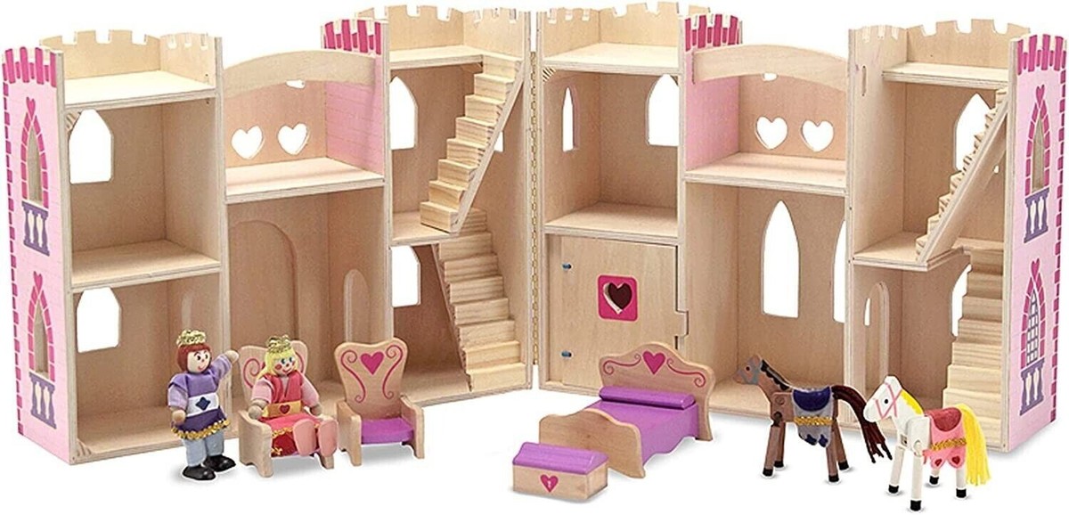 Melissa Doug Fold and Go Princess Castle Gift Toy