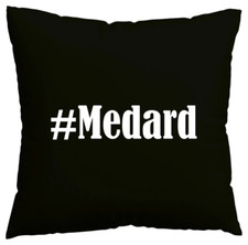 Kissenbezug #Medard I love Medard Schwarz 114314