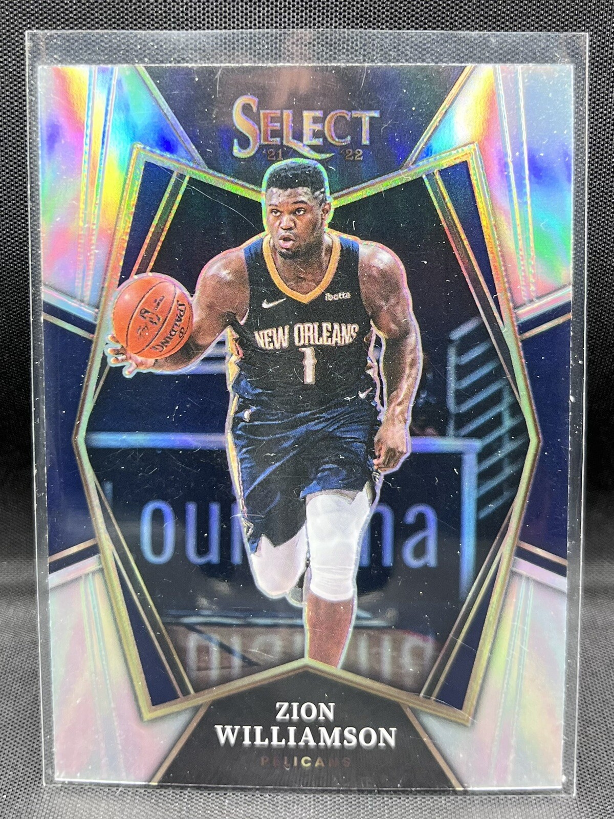 2021-22 Select ZION WILLIAMSON Silver Prizm #191 Pelicans