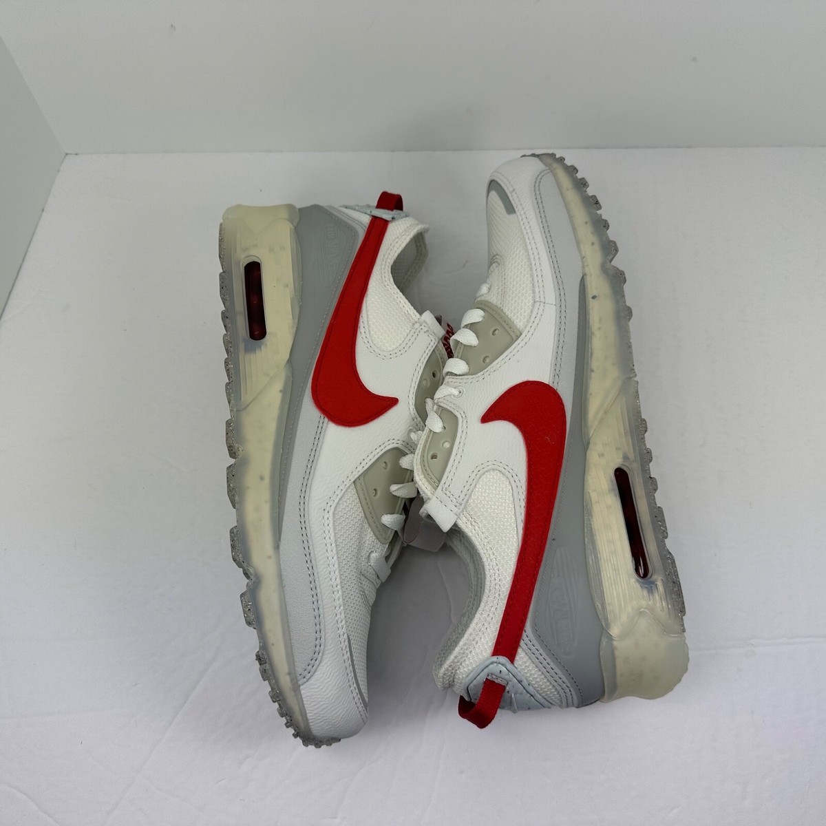 Nike Air Max Terrascape 90 Shoes Men\'s Size 8.5 Summit White Red Clay Sneakers Nike AIR MAX TERRASCAPE 90 Men main image 4