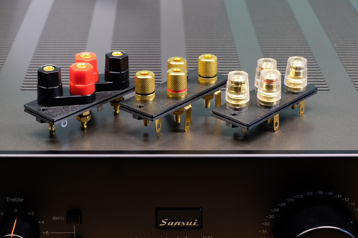 Sansui AU-7900 speaker terminal upgrade kit | eBay