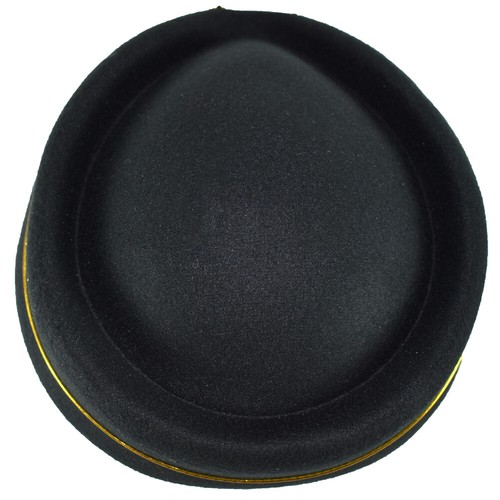 Airline Stewardess Flight Attendant Air Hostess Fashion Vintage Looking Hat Blk - Picture 3 of 4