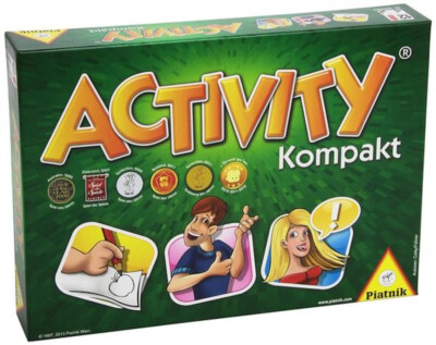 Piatnik Activity Kompakt Mitbringspiel Brettspiel Klassiker Familie