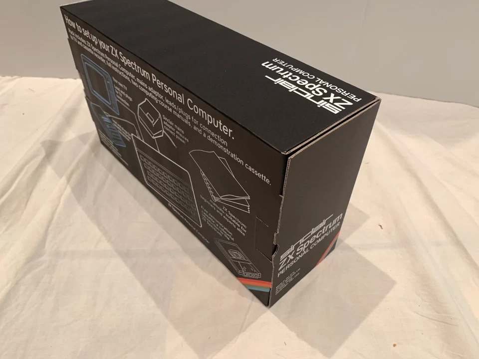 EMPTY BOX ONLY for Sinclair ZX Spectrum "Rubber" White Special Edition - Image 4 of 4