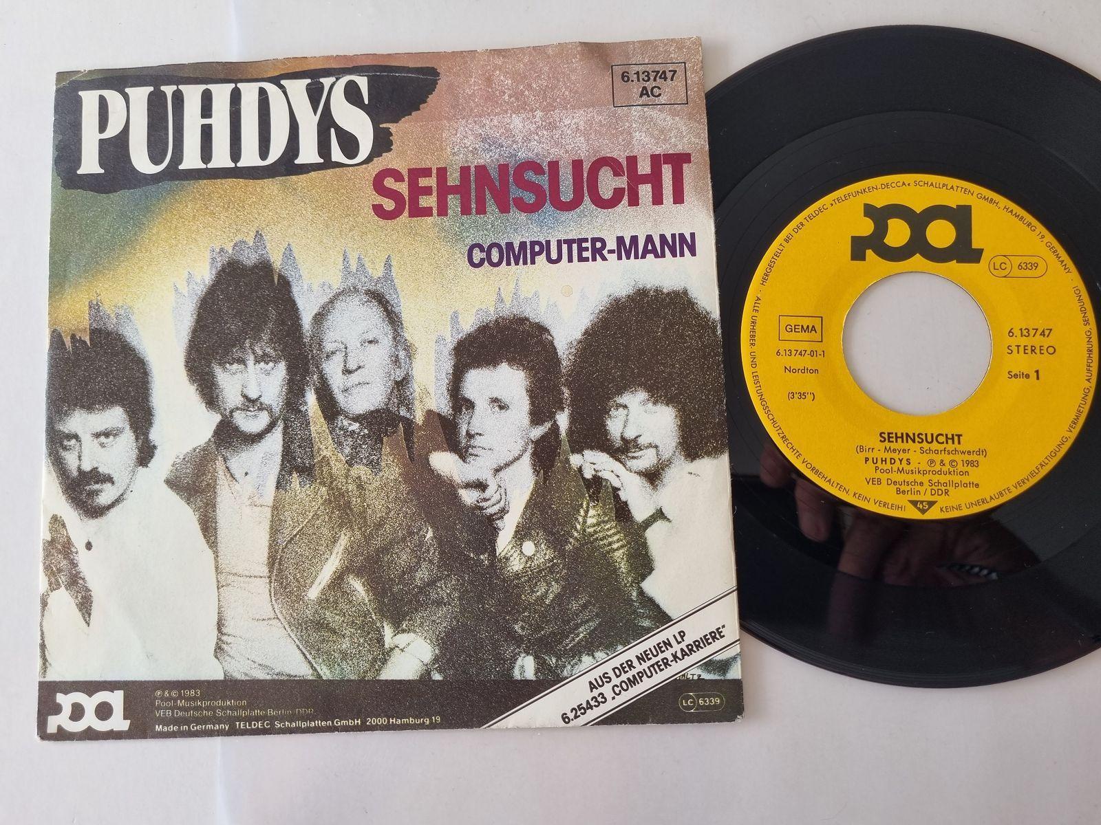 7"" Single Puhdys - Sehnsucht Vinyl Germany