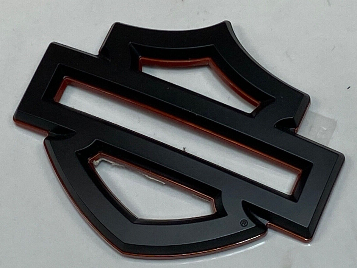 🔥Genuine Harley CVO Touring Fuel Gas Tank Emblems Denim Black