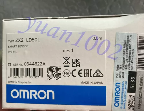 1PCS NEW Omron ZX2-LD50L Laser displacement sensor Fast delivery