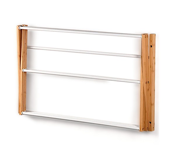Kesper Faltbarer Wand-WäSchetrockner Aus Bambus Und Metall / WäScheleine-image